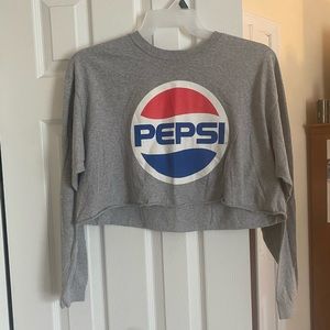 Pepsi logo cropped long sleeve